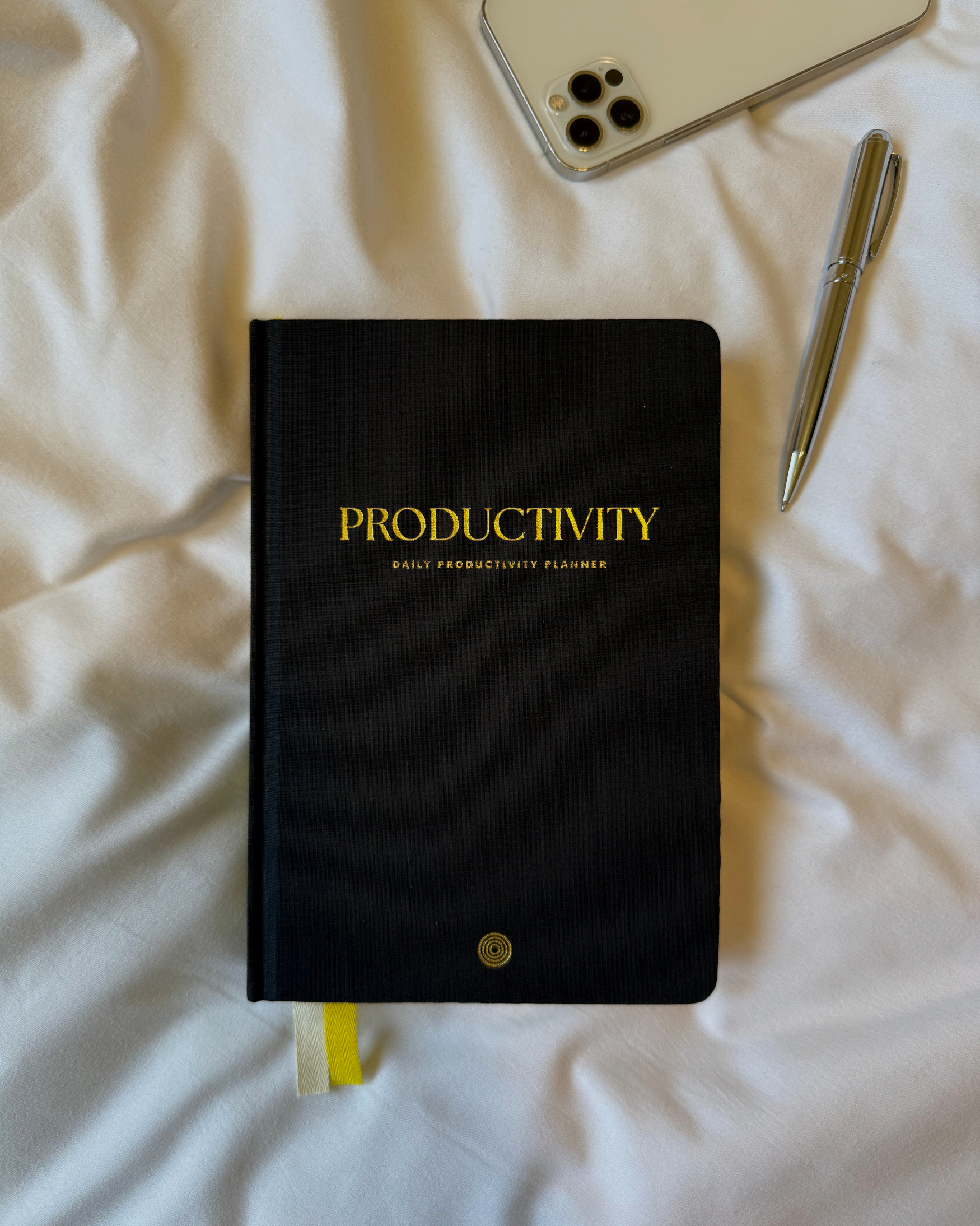 Daily Productivity Planner - Negro
