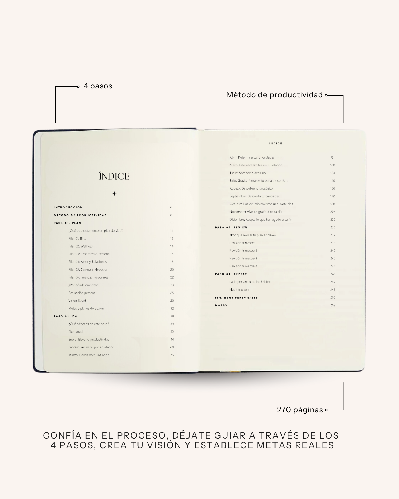 Weekly Planner Productivity 365 / Luxury Black