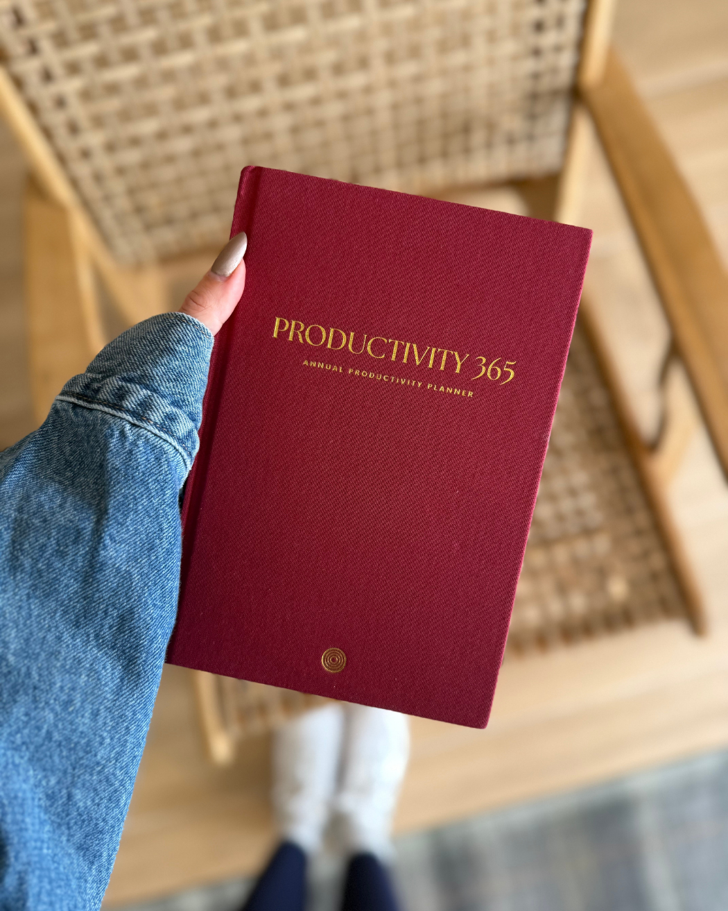 Weekly Planner Productivity 365 / Wine Red