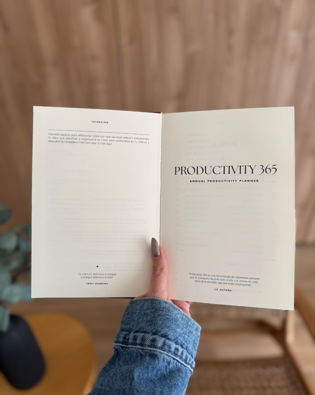 Weekly Planner Productivity 365 / Luxury Black