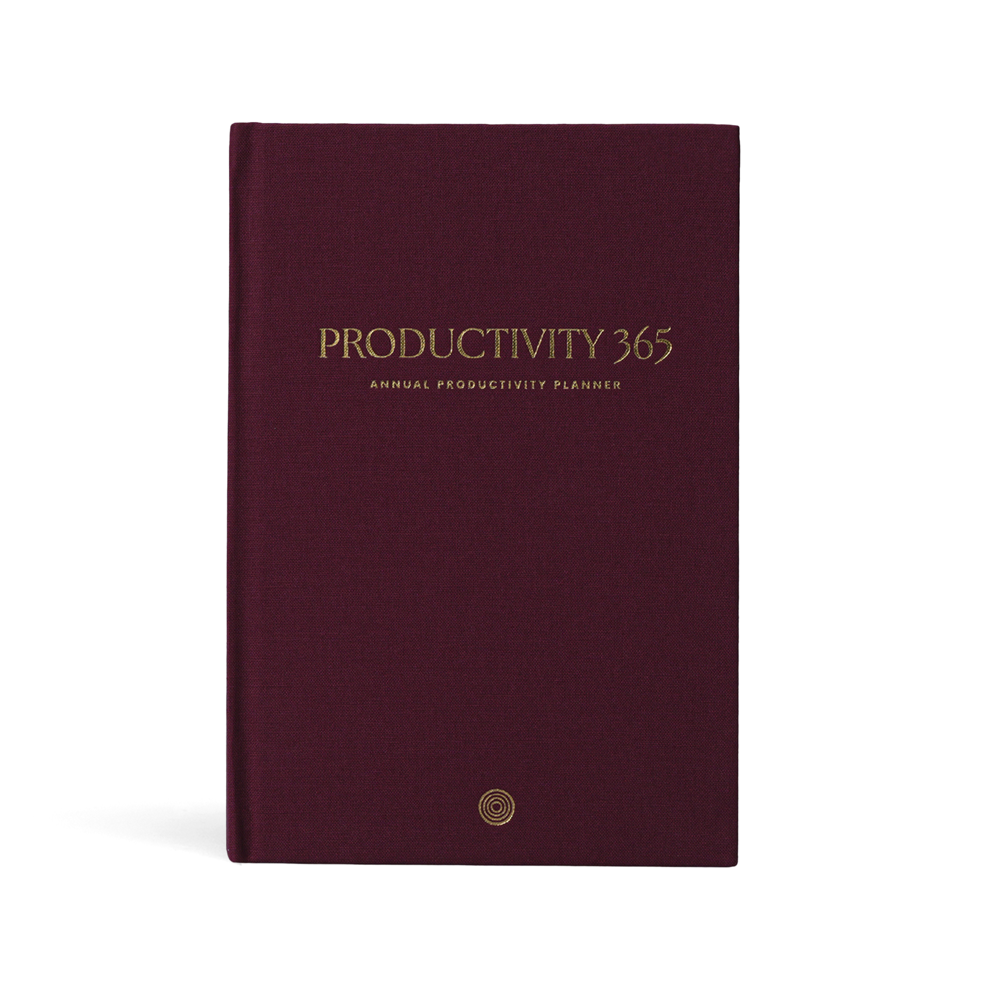 Weekly Planner Productivity 365 / Wine Red